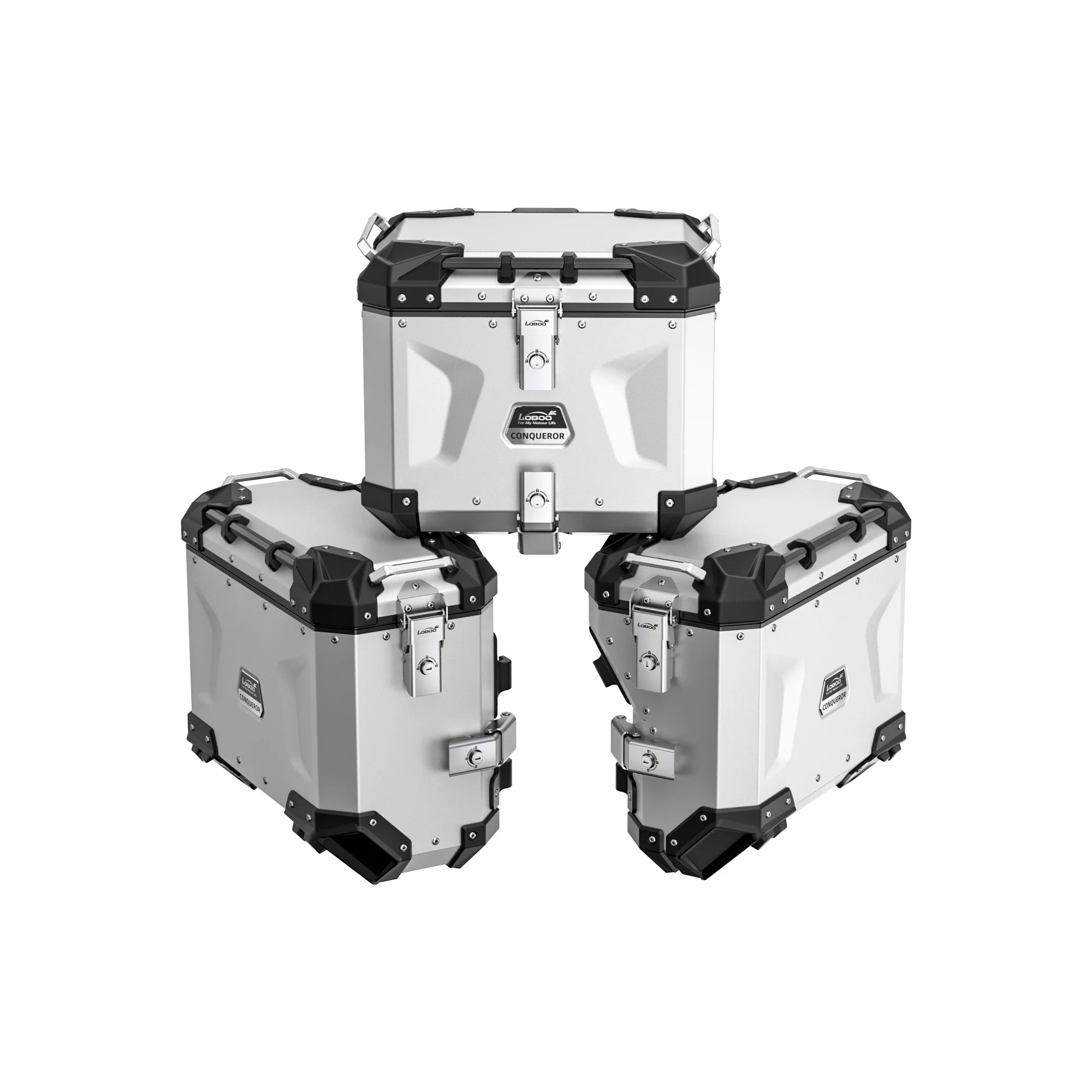 PIKE TRACKER Series Side Cases and Top Case - SUZUKI V - STROM 800DE(2024 - ) - LOBOO