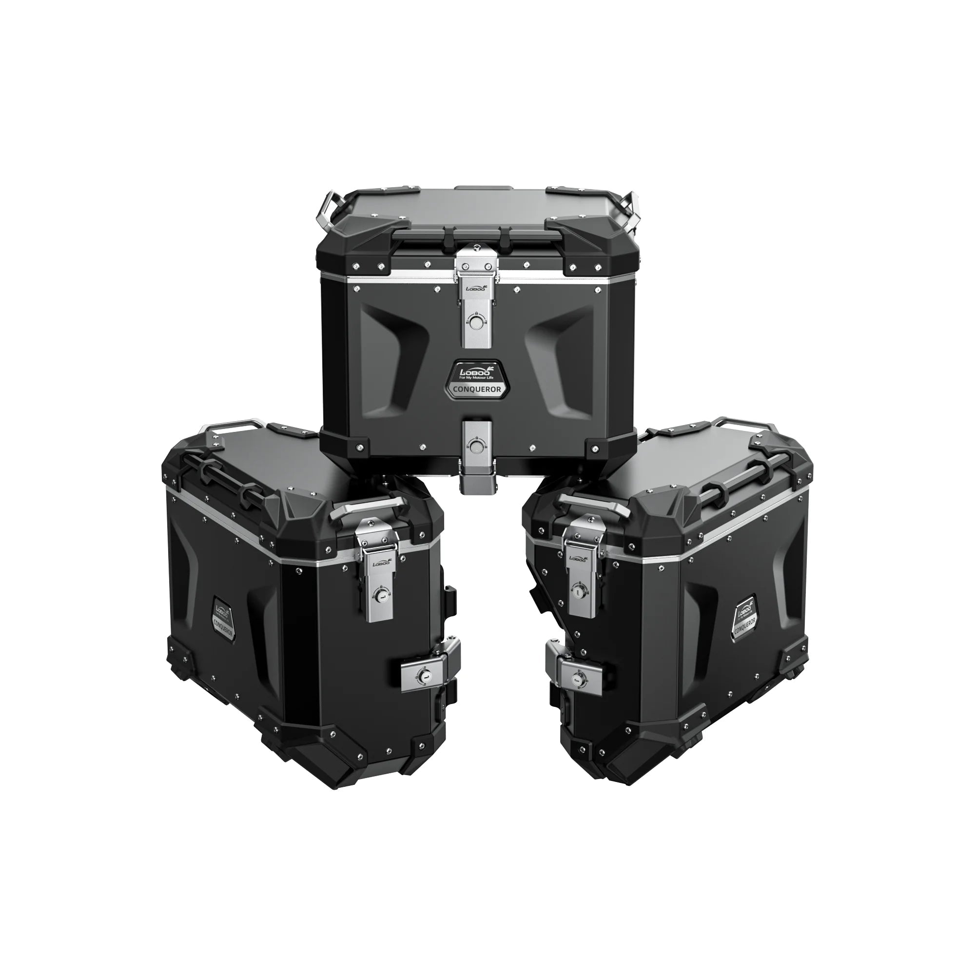PIKE TRACKER Series Side Cases and Top Case - SUZUKI V - STROM 800DE(2024 - ) - LOBOO