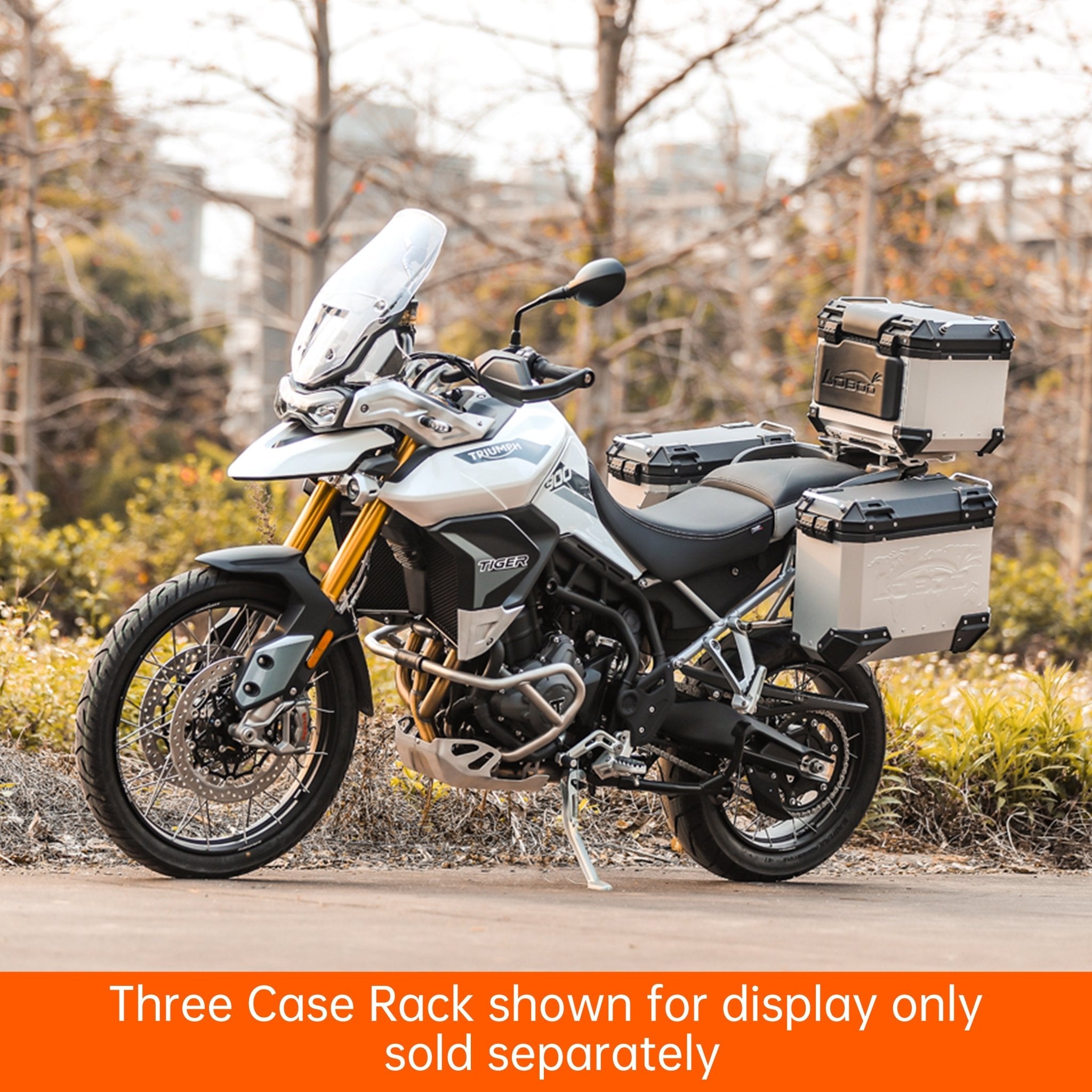 PIKE TRACKER Series Side Cases and Top Case - TRIUMPH Tiger 900 RALLY PRO (2021 - ) - LOBOO