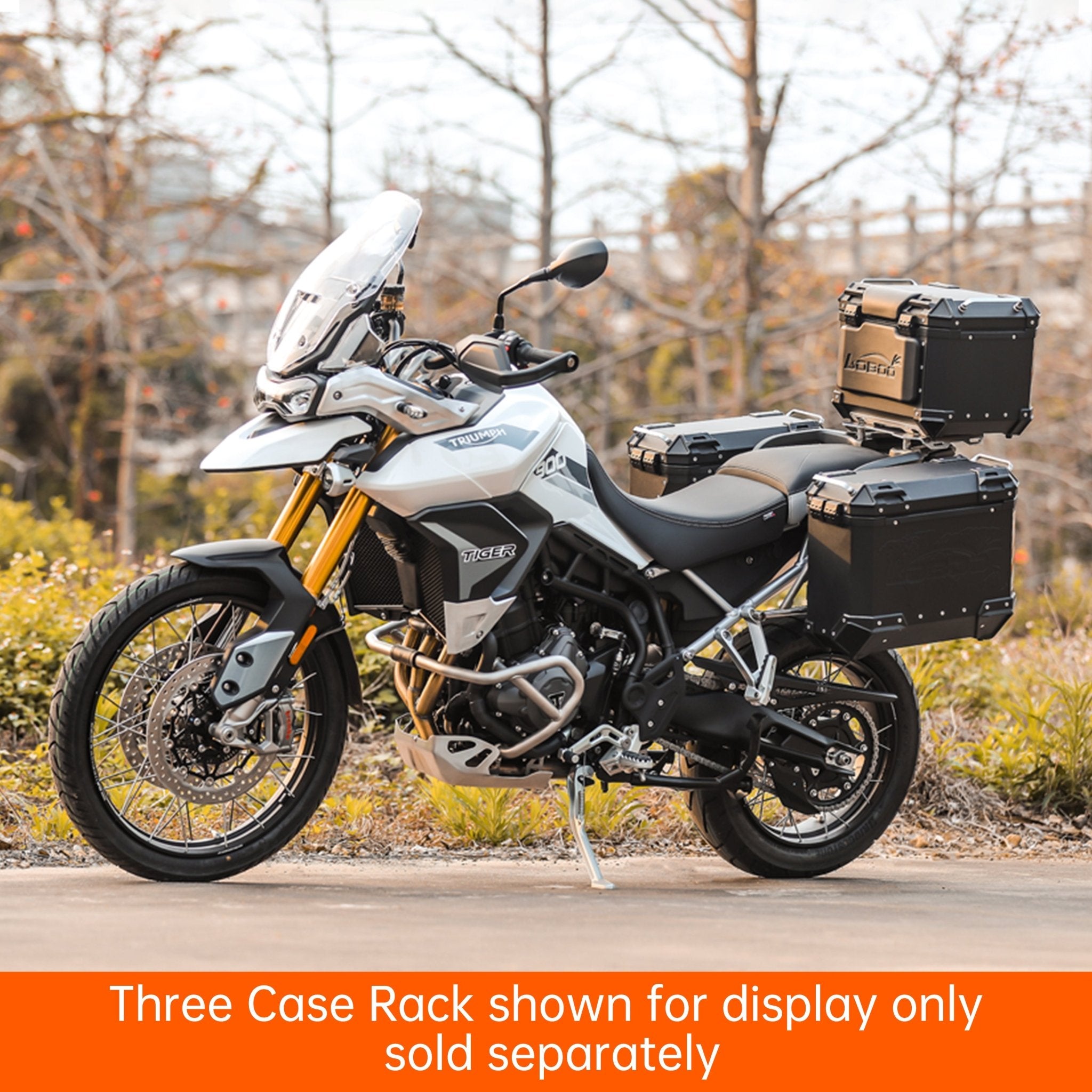 PIKE TRACKER Series Side Cases and Top Case - TRIUMPH Tiger 900 RALLY PRO (2021 - ) - LOBOO