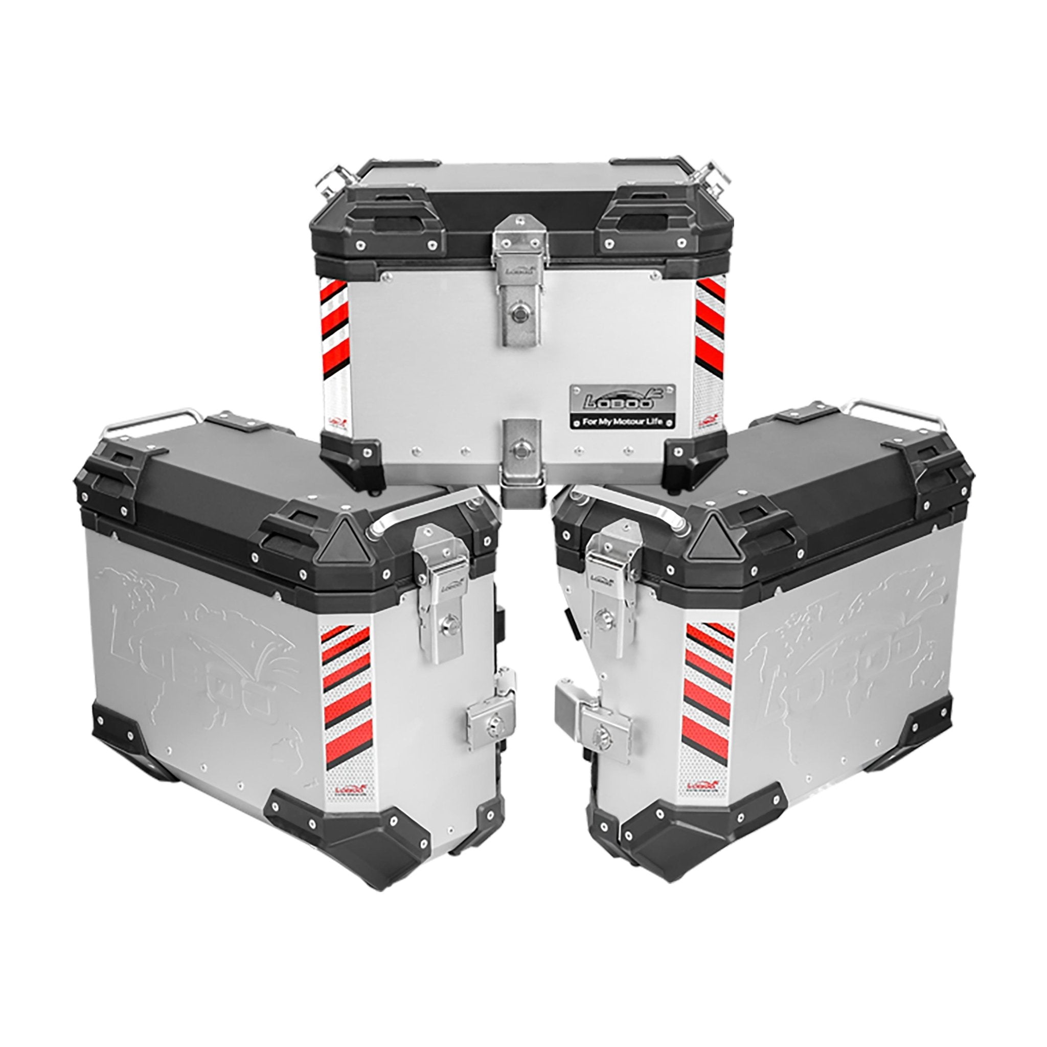 PIKE TRACKER Series Side Cases and Top Case - TRIUMPH Tiger 900 RALLY PRO (2021 - ) - LOBOO