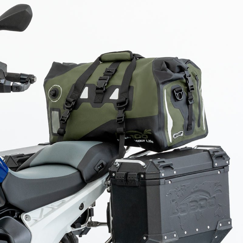 LOBOO Waterproof Motorcycle Duffel Bag - 40L/50L/66L/90L Air Valve
