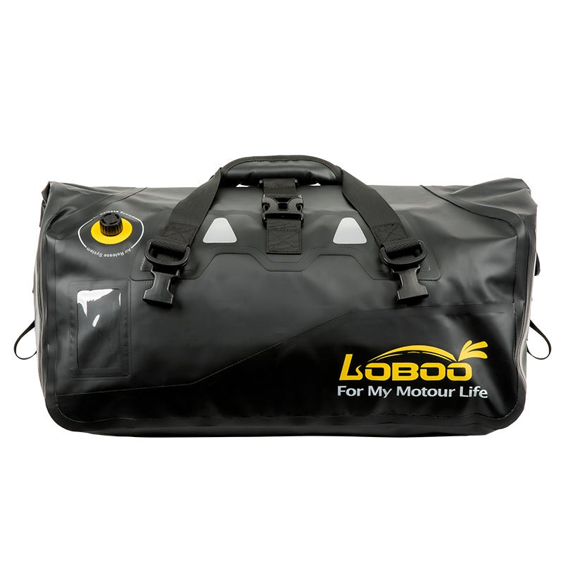 LOBOO Waterproof Motorcycle Duffel Bag - 40L/50L/66L/90L Air Valve