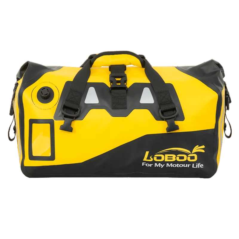 LOBOO Waterproof Motorcycle Duffel Bag - 40L/50L/66L/90L Air Valve LOBOO Waterproof Motorcycle Duffel Bag - 40L/50L/66L/90L Air Valve