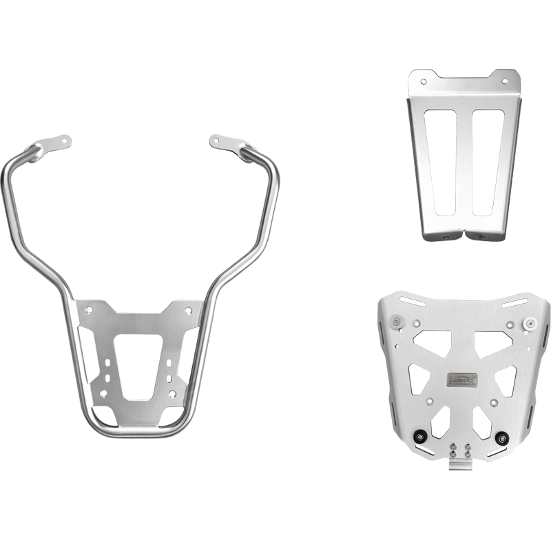 VESPA 150 / VESPA 300 Top Case Rack | LOBOO JPT781W | Fits P45T P36T T36T C40T | Silver & Black - LOBOO